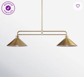 Gold light fixture