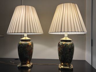 Pair of Decorative Ceramic Table Lamps