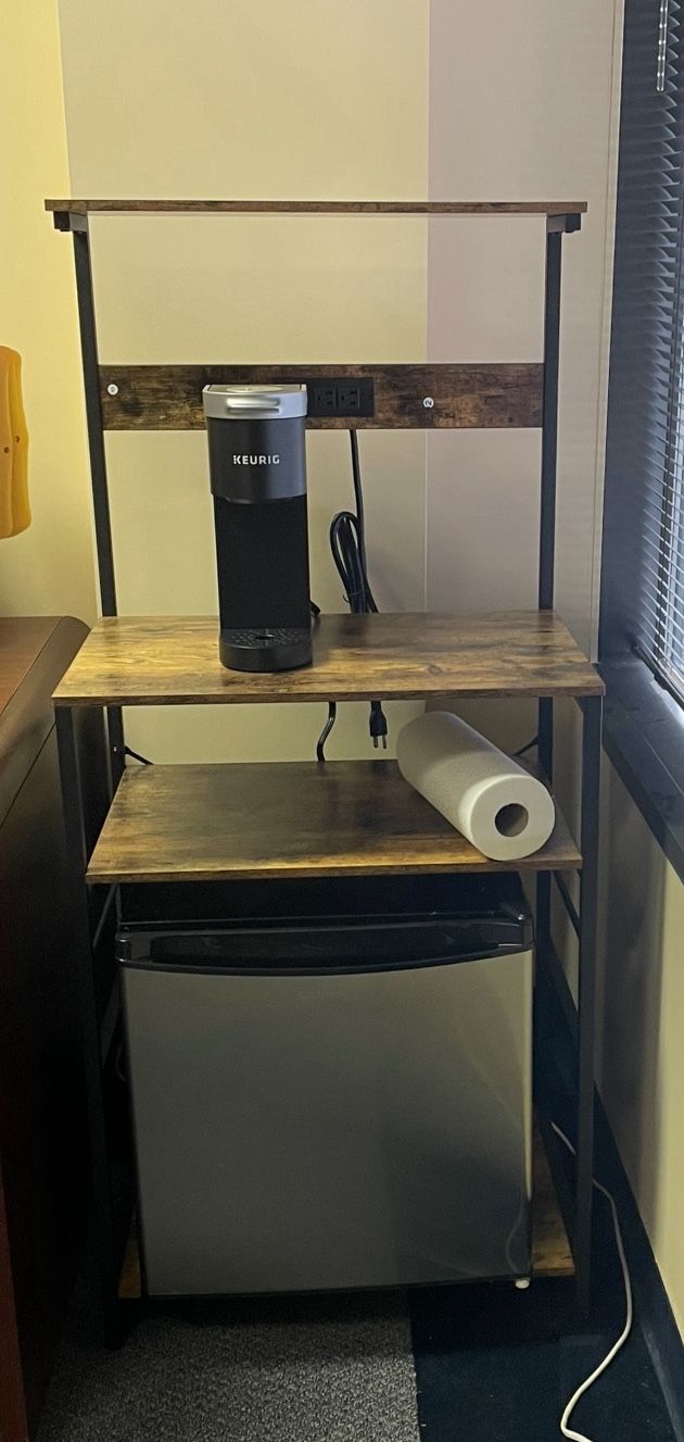 Kitchen Baker's Rack w/ Power Outlet - $50 (Firm) Multipurpose Storage β’ Coffee Bar β’ Microwave Stand $50