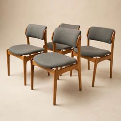 Set of 4 Mid-Century Danish Dining Chairs