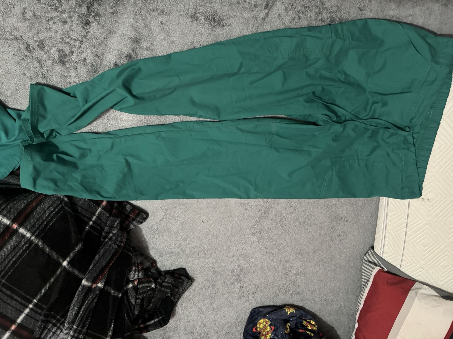 Green pants scrubs