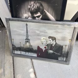 Marilyn Monroe And Elvis Presley Poster