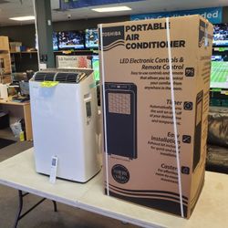 TOSHIBA PORTABLE AC 14K BTU 550 SQ FT MANY AVAIL IN BOX COMPLETE ALL ACC WITH WARRANTY - TAX ALREADY INCL IN THE PRICE OTD - PAYMENT PLANS AVAIL