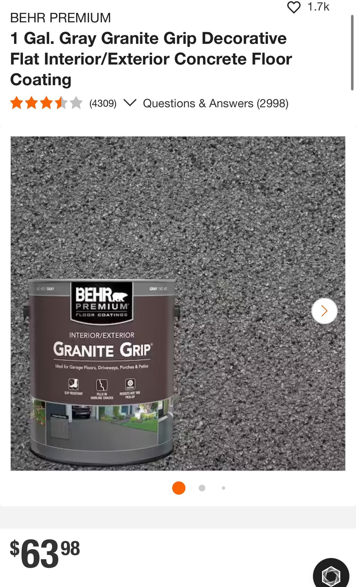 Home Depot Behr Granite Grip Concrete Paint Home Depot Behr