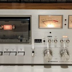 Vintage Pioneer Stereo Cassette Tape Deck Player 