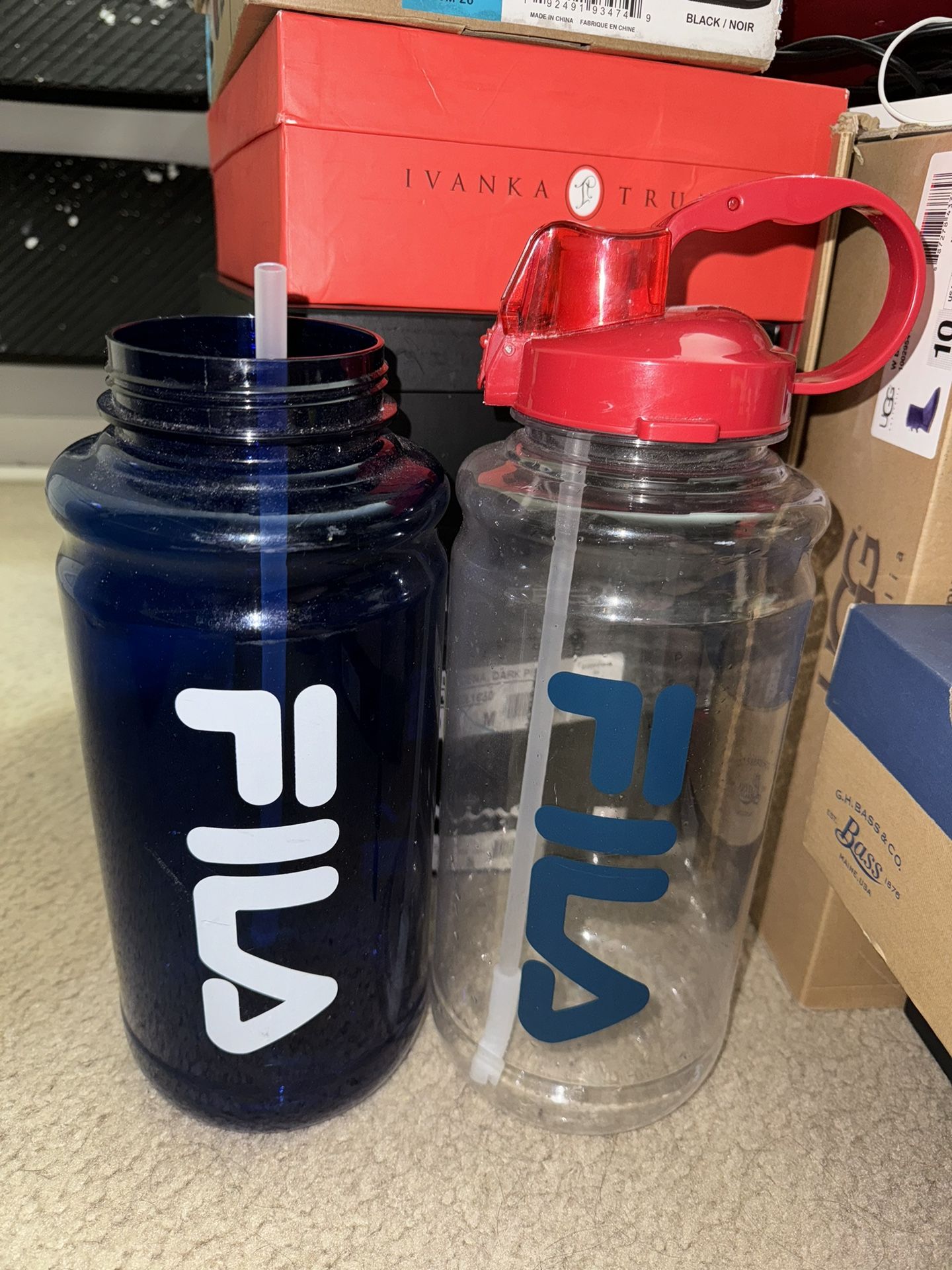 FILA water bottles