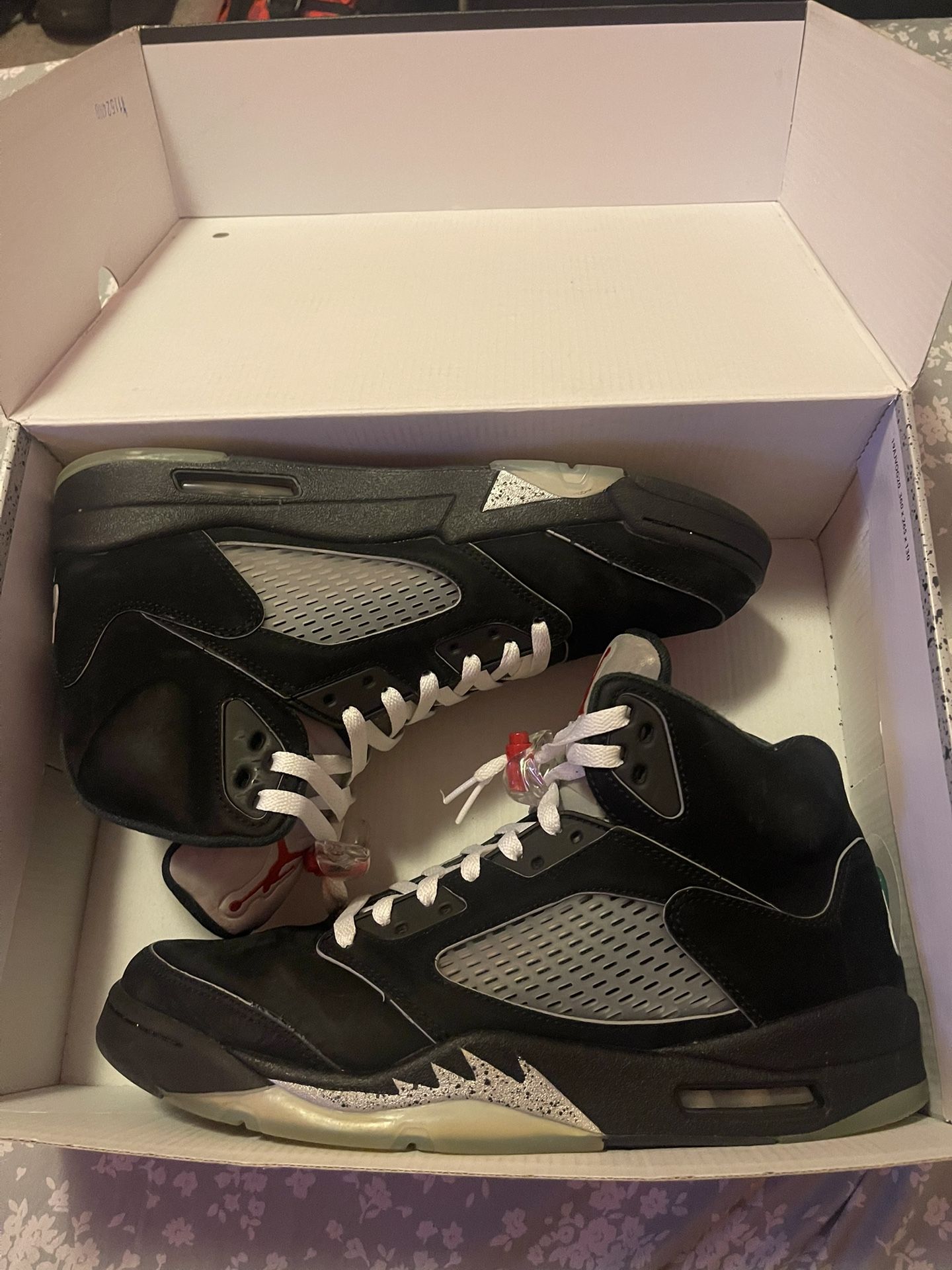 jordan 5 metallic size 12