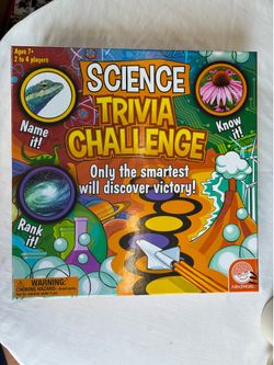 MindWare Science Trivia Challenge Board Game – Ages 7+ – 2–4 Players
