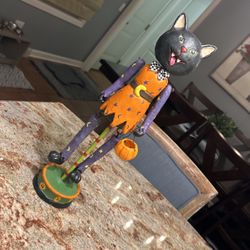 17” Black Cat Halloween Decoration $15 LQQK 