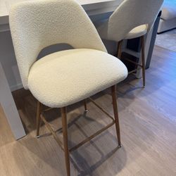 Boucle Counter Stool Set Of 2