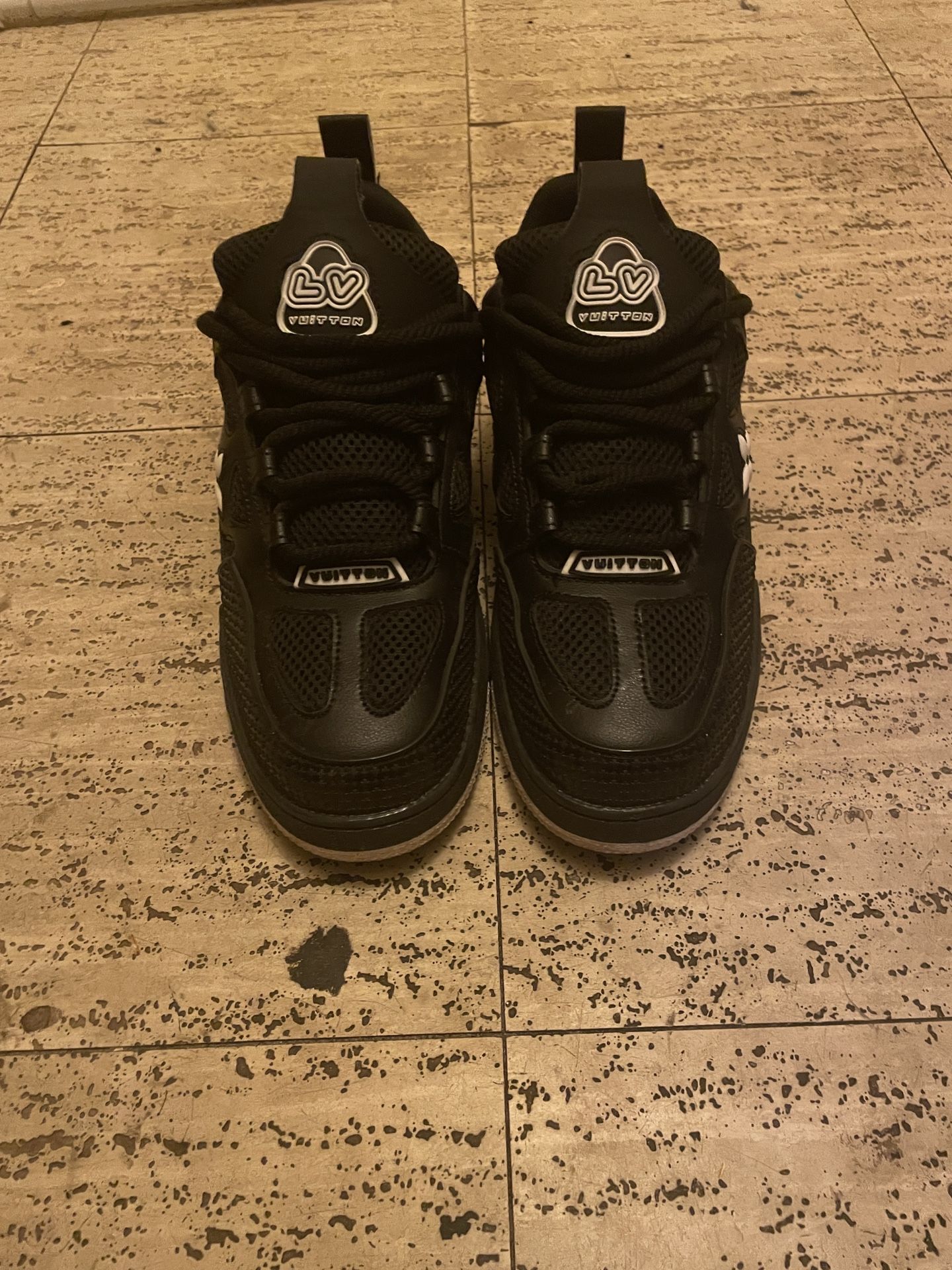 Louis Vuitton Skate Sneakers Black – Size 10 (Worn Once, No Box)