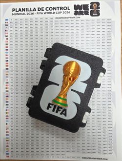 Black FIFA Storage Box for stickers with 2026 Sticker Checklist