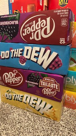 Dr Pepper Blackberry & Mountain Dew 12-Pack Bundle