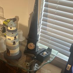 Black 20 Inch Heavy Gothic Clock witch vibes 