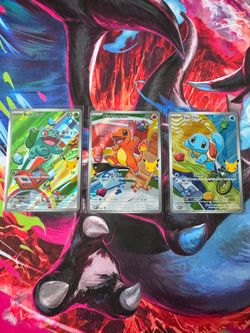 First Partner Pokemon Cards - Kanto Starters