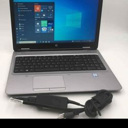 Hp Probook 15.6" I5 6th Gen, 8gb DDR4, 256GB SSD Windows 11 Pro 30 Day Exchange CASH ONLY I Will Not Take Less