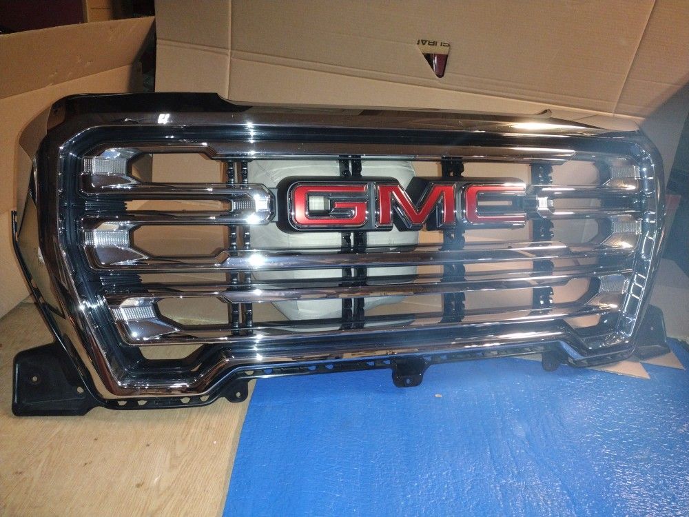 2019 To 2022 GMC 1500 Sierra Chrome Grill OEM Part