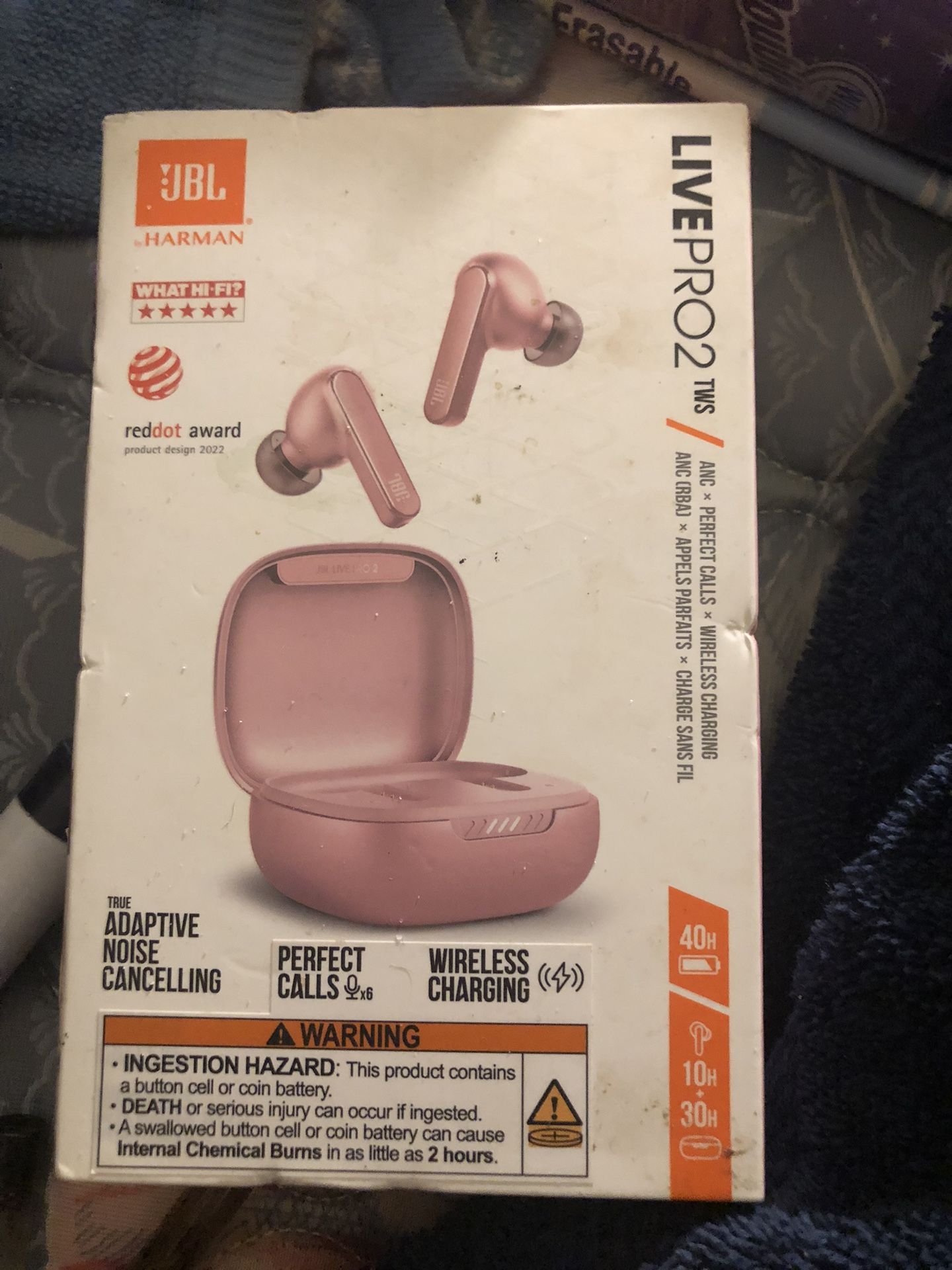 Brand New JBL LivePro2 Wireless Noise Cancelling Earbuds