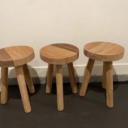 Solid Wood Stools