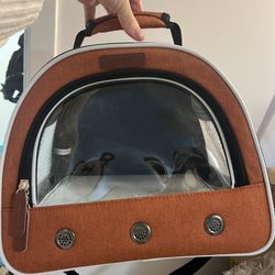 Pet carrier with shoulder strap, small pet carrier 10inchx10inchx12inch