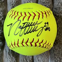 Natasha Watley Signed Softball 