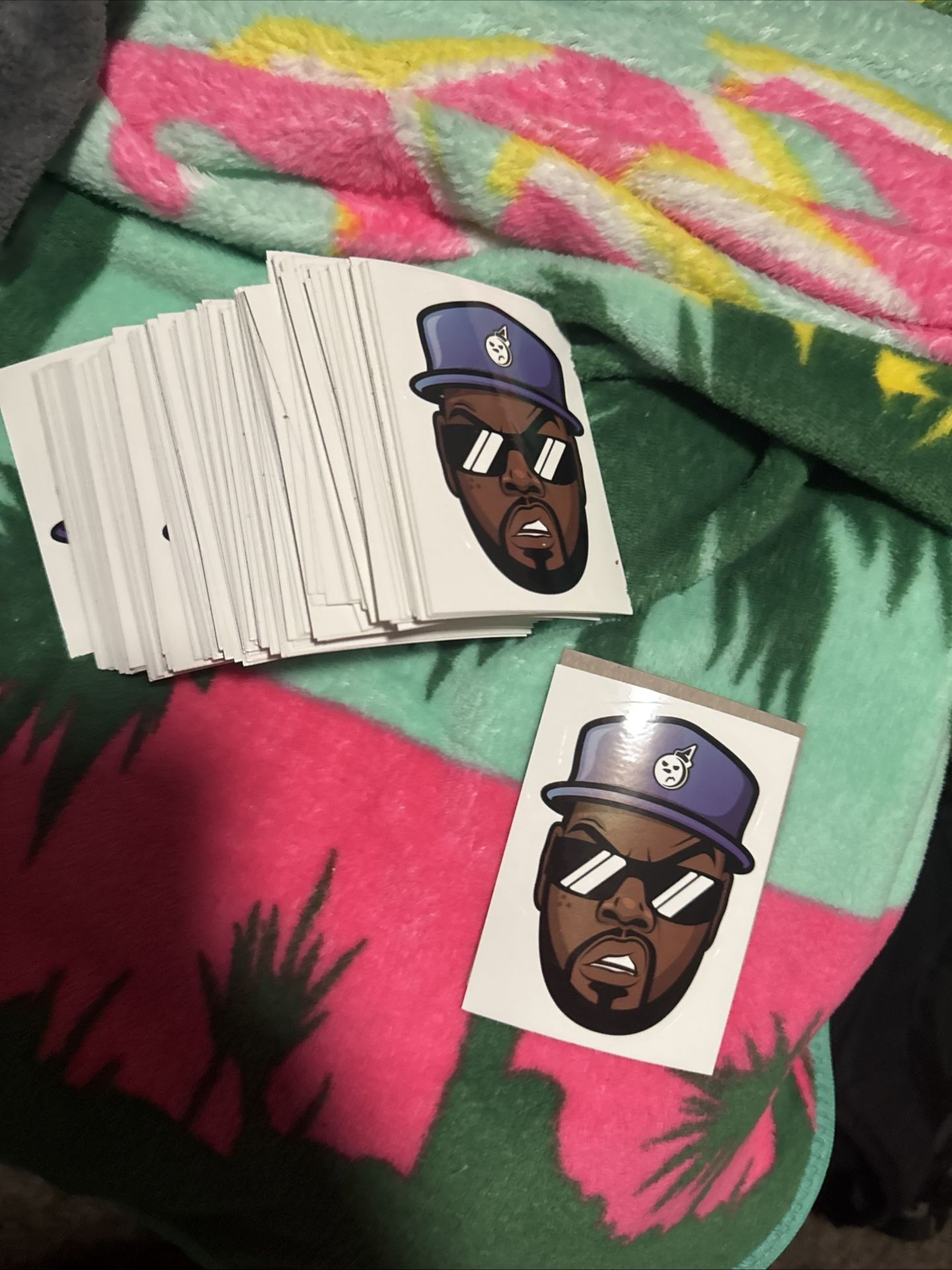 Jack In The Box Ice Cube Stickers