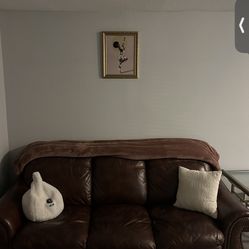 Leather Couch 