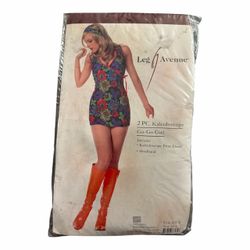 Go Go Girl 70s Adult Women’s Halloween Costume. Size M/L (New) *Dress *Headband