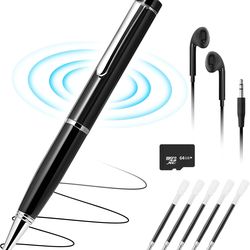 64GB Digital Voice Recorder, Loan Chiangmai With AI-Intelligent Noise Reduction