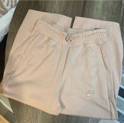 Nike Loose Fit High Rise Wide-Leg Jersey Capri Pant in Peachy Size Small New with tag