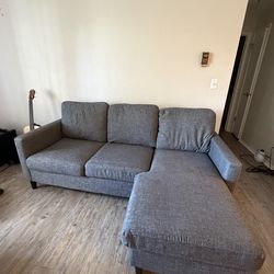 Grey Living Spaces Couch