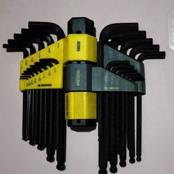 Husky 26 Piece Set Of Long Arm Ball End Hex Key Set 