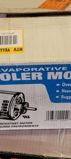 New Dial Evaporative Cooler Motor
