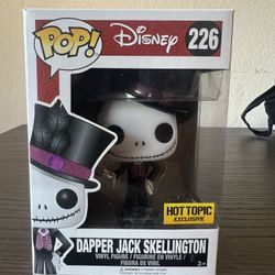 VAULTED EXC Dapper Jack Skellington Funko Pop #226 Nightmare Christmas Disney