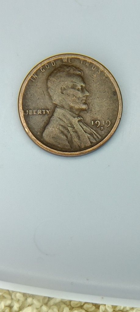 1919 S Wheat Penny