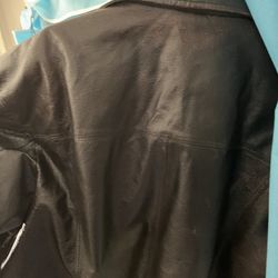 Leather Bomber Jacket