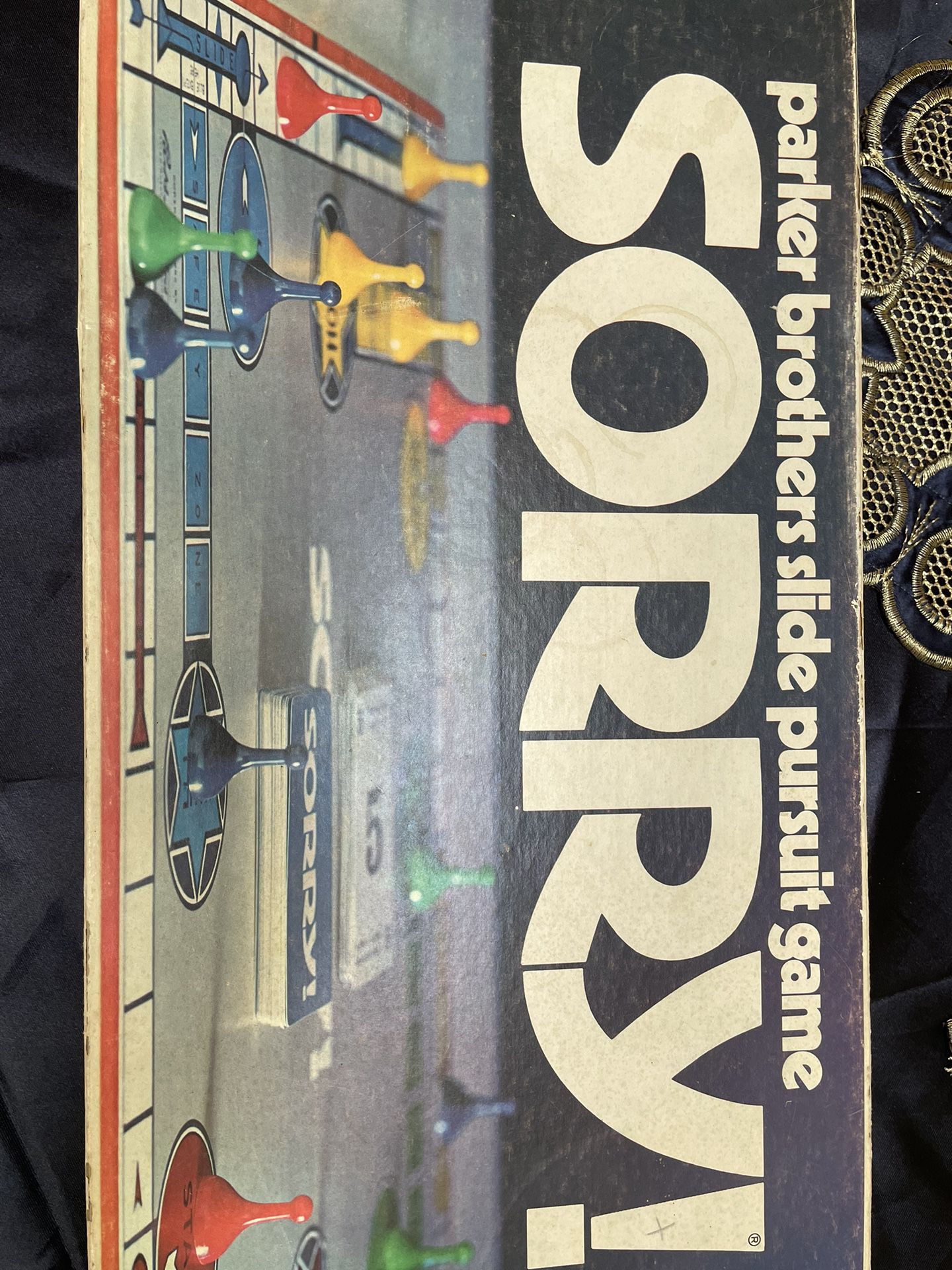 Parker Brothers SORRY Board Game Vintage 1972 Complete
