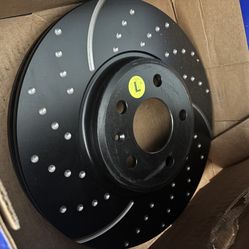 Front And Rear Rotors Set No Pads