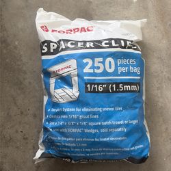 Tile spacers 2 bags available 500 pieces