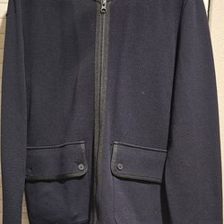 Club Monaco Men's Size Small Navy Jacket with Black Trim (Worn Twice)