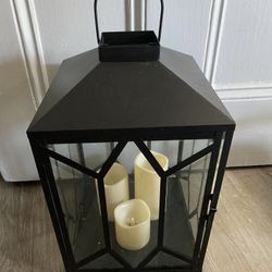 Lantern With Lights Barely Used Large Size