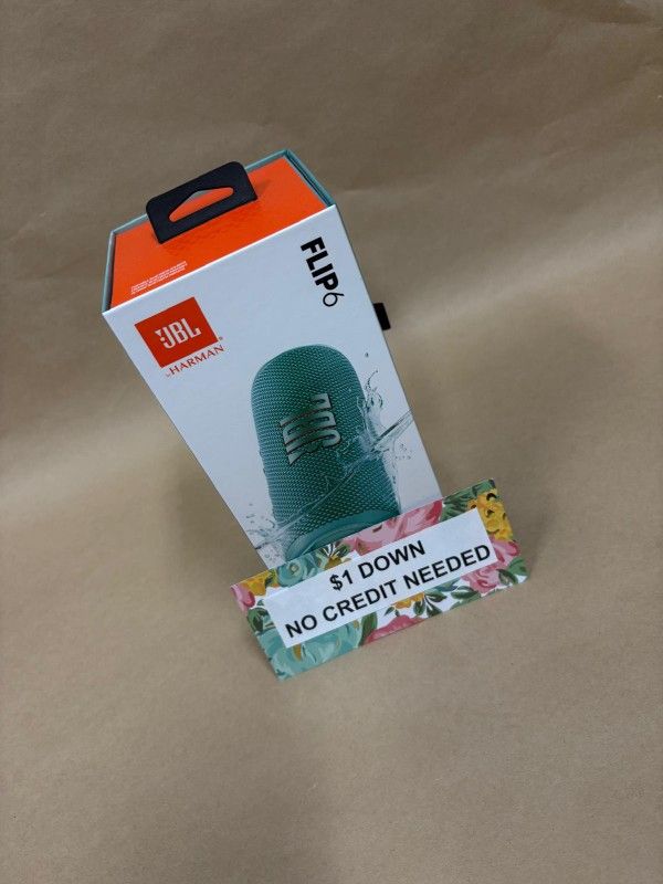 JBL Flip 6 Bluetooth Speaker New - Only $1 Today Pay The Rest Later!