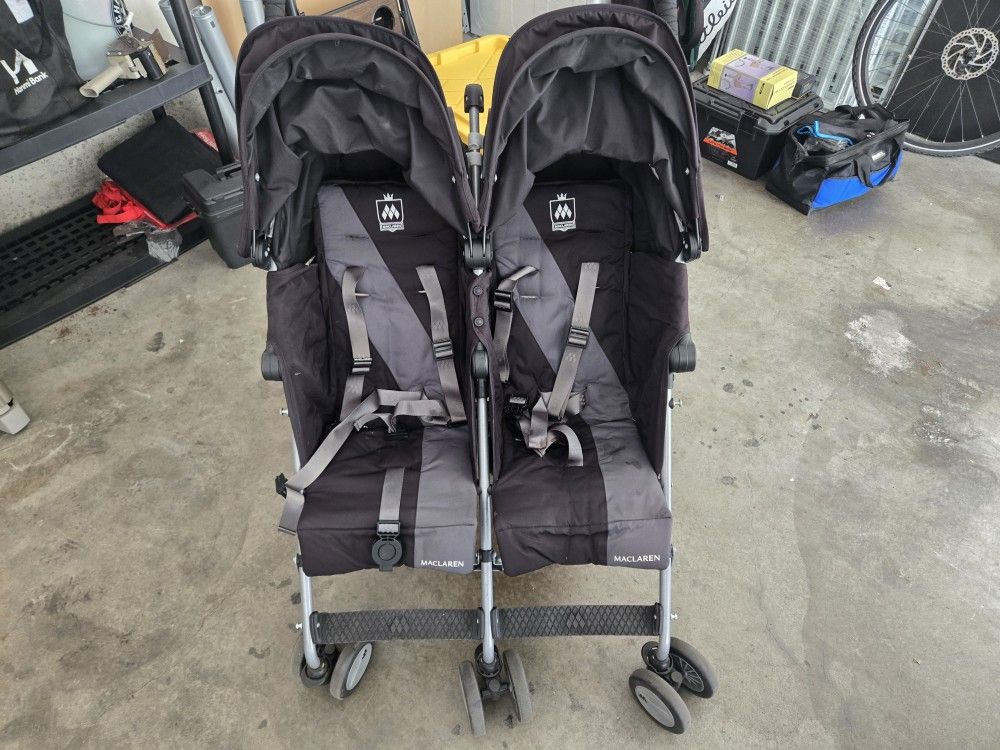 McClaren double stroller
