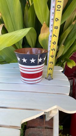 Forth Of July 🇺🇸 Pot for Plant  ✨ New ✨