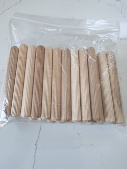 Wood Dowel (Pasadores De Madera) 4 X ½ Inch