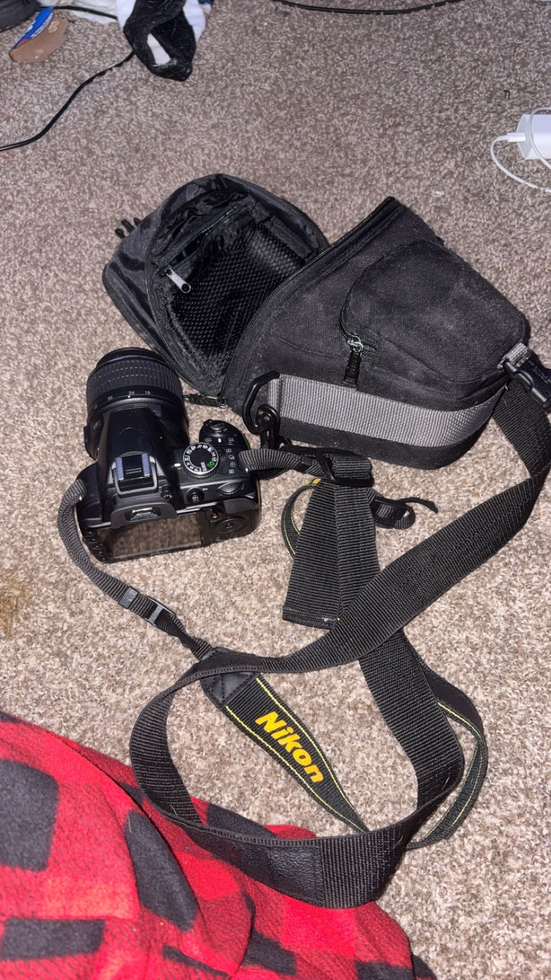Nixon D3100 Camera Case And Lense Included