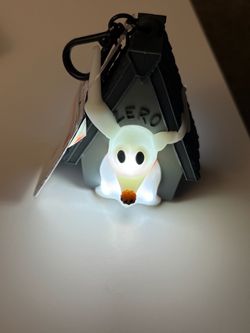 Zero Nightmare Before Christmas Light-Up Keychain