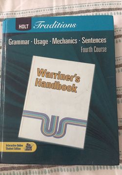 Warriner's Handbook- Fourth Course