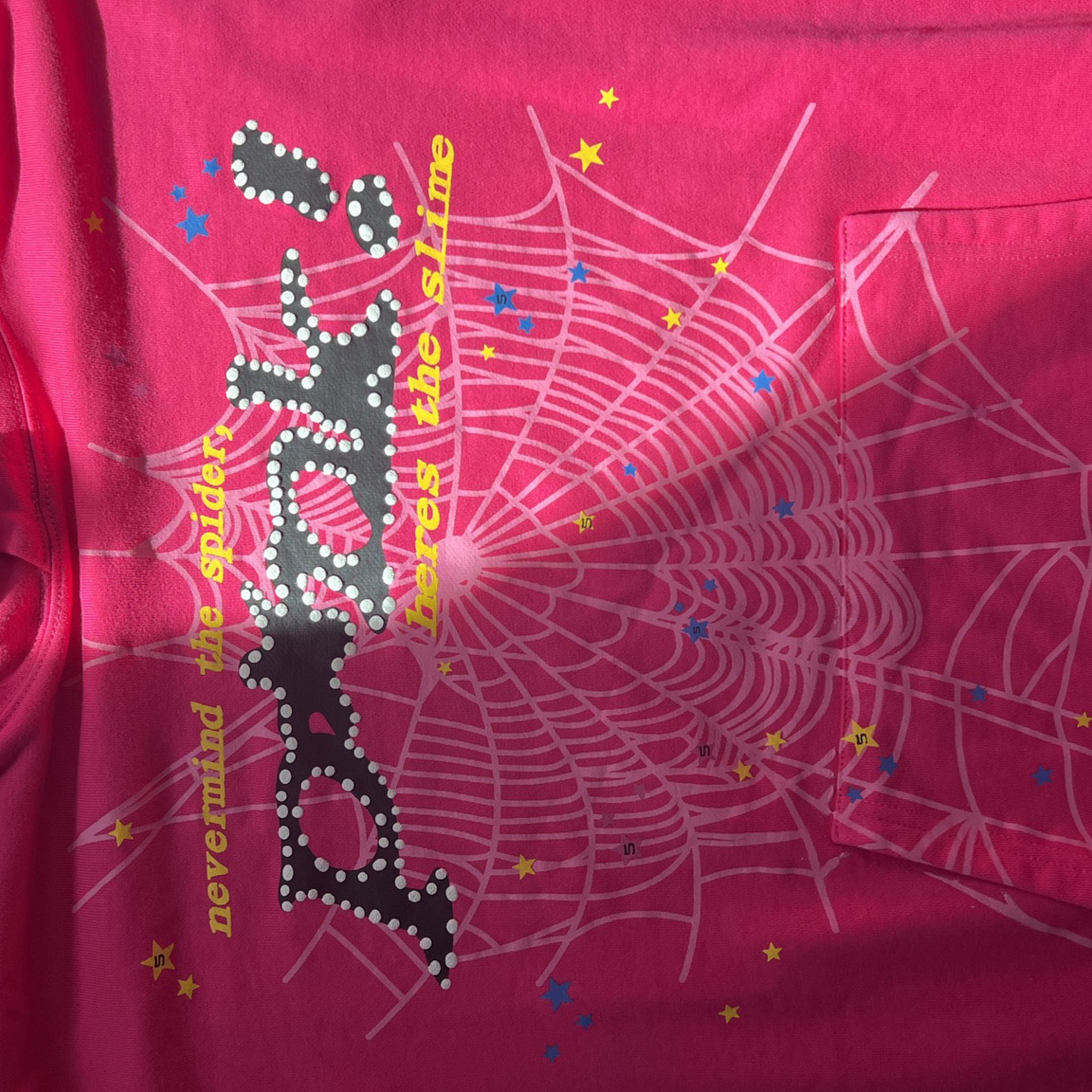 Pink Spider Hoodie Size- Adult Large 
