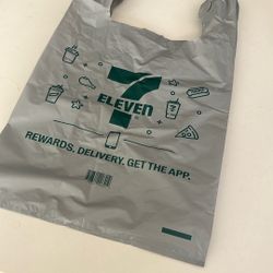 Slightly used plastic grocery bag